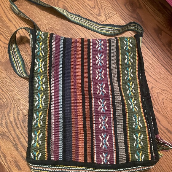 Multicolor Bohemian Fringe Bag - Picture 2 of 4